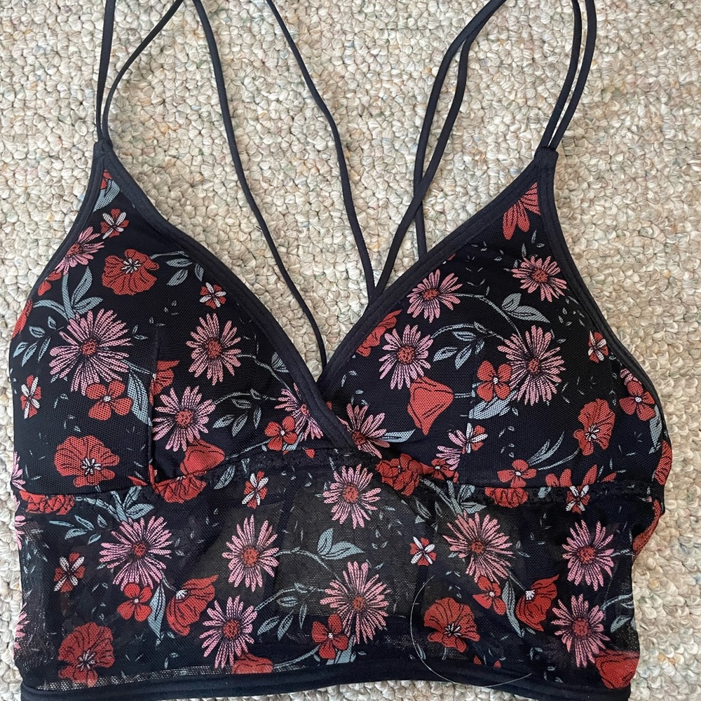 Floral bralette top
